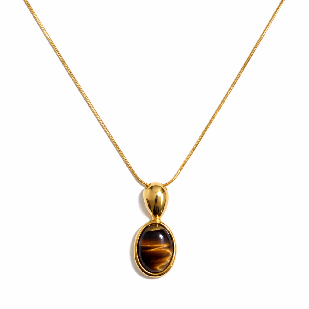 Braveground — Tiger's Eye Crystal Necklace