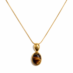 Braveground — Tiger's Eye Crystal Necklace