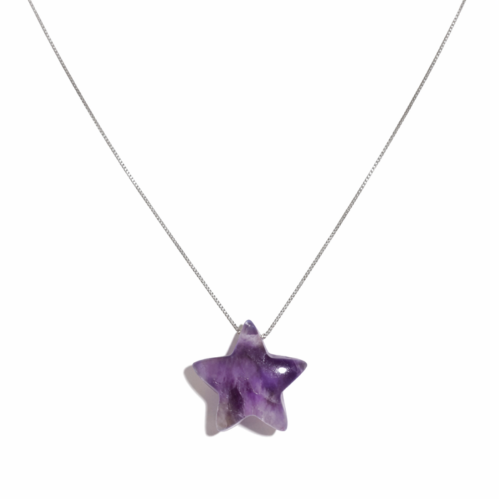Celestia – Amethyst Star Necklace