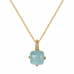 Stillwater Voice — Aquamarine Necklace
