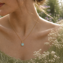 Stillwater Voice — Aquamarine Necklace