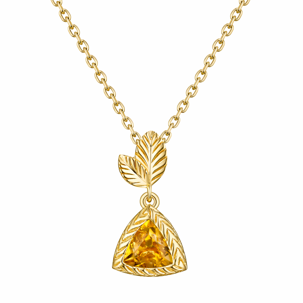 Golden Dawn — Natural Citrine Necklace